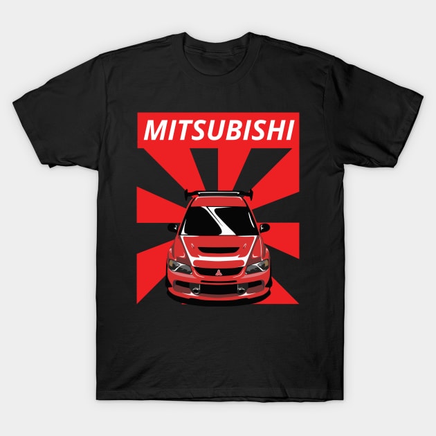 mitsubishi lancer evolution T-Shirt by artoriaa